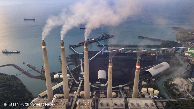 merkuri masuk ke laut dari PLTU